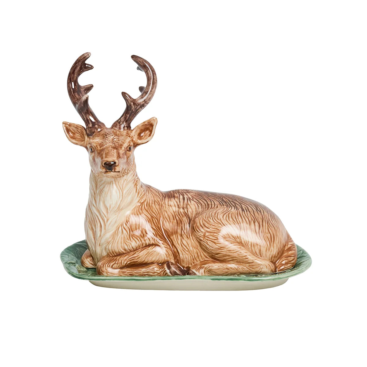 Forest Walk  Stag Butter Dish