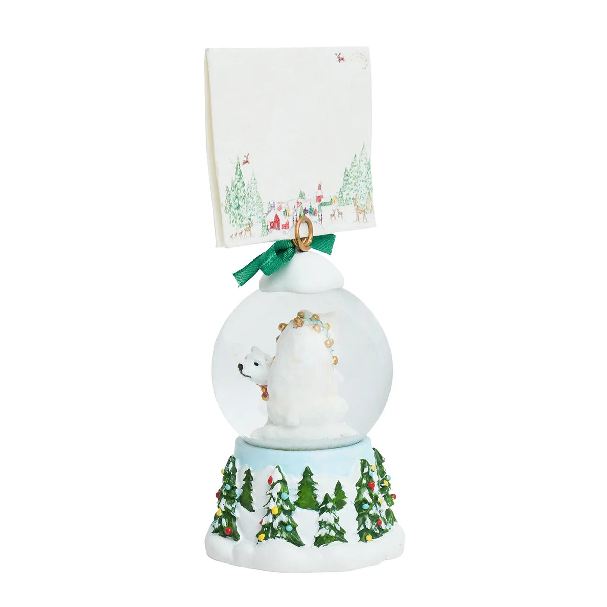 Berry & Thread  North Pole Snow Globe Place Card Holder