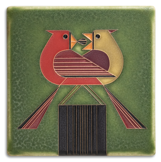 6X6 Redbird Romance, Green