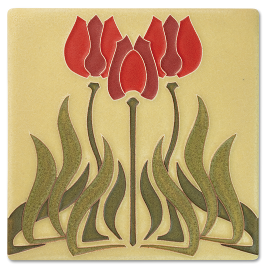 6x6 Tulips, Red