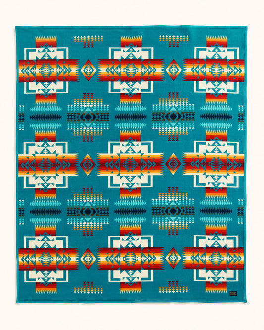 Chief Joseph Robe, Turquoise, 64x80