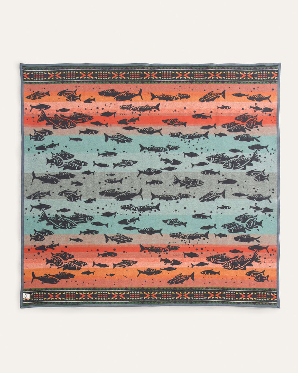 Salmon Run Napped Robe, 64x64