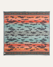 Load image into Gallery viewer, Salmon Run Napped Robe, 64x64
