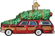 Load image into Gallery viewer, Station Wagon With Tree Ornament
