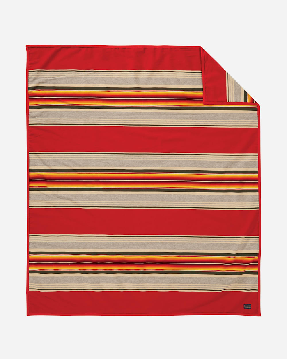 Scarlet Serape Blanket Robe