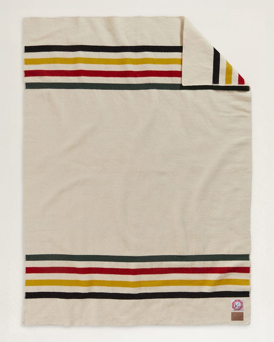 National Park Throw with Carrier / Glacier / IN / 90% WOOL / 10% COTTON