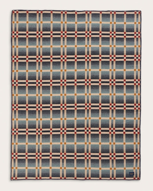 57x72" Four Square Throw Blanket -Slide Mountain Shale