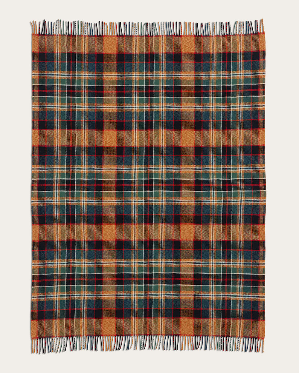 54" x 60" Fireside Throw- Sycamore Gold/Green