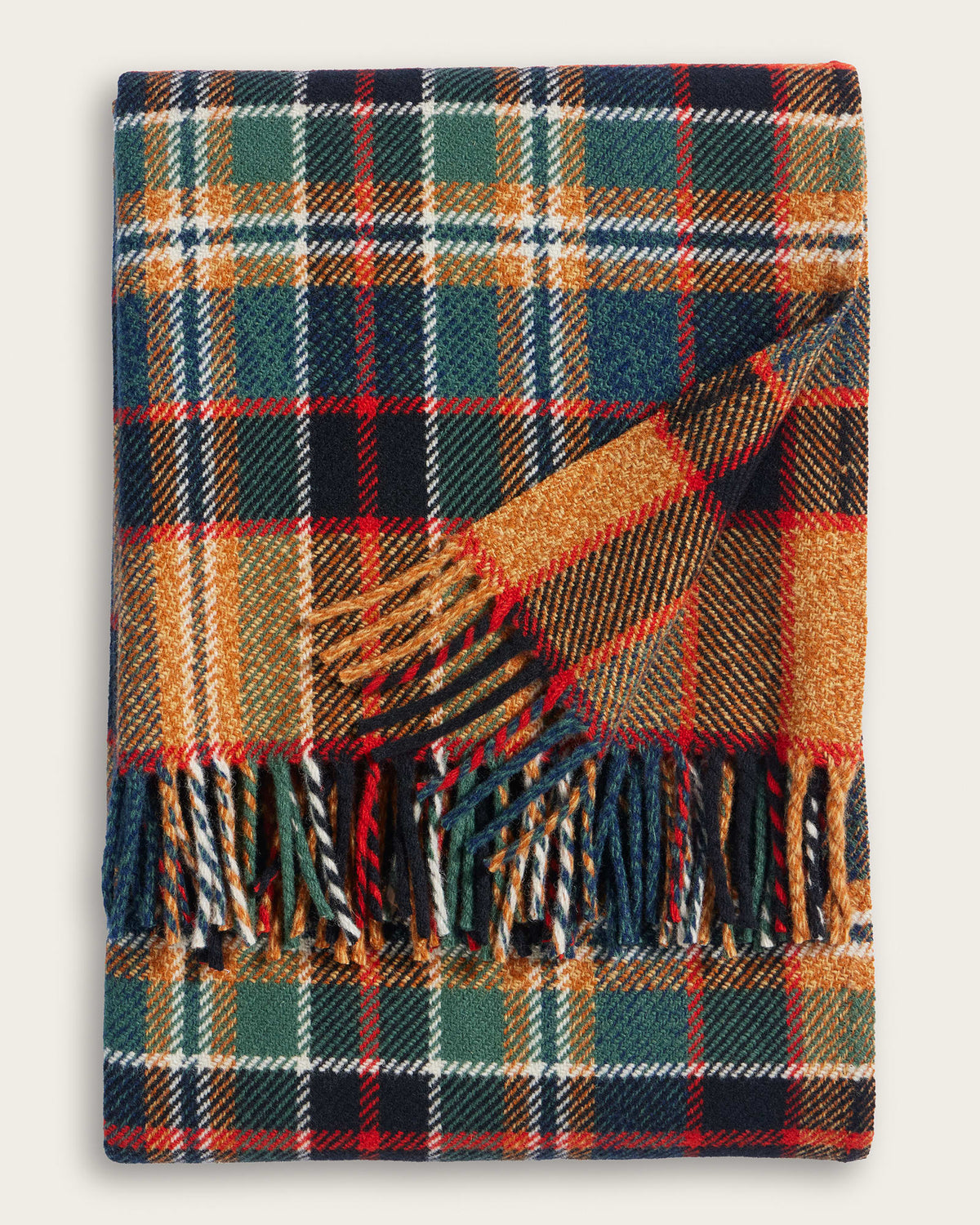 54" x 60" Fireside Throw- Sycamore Gold/Green