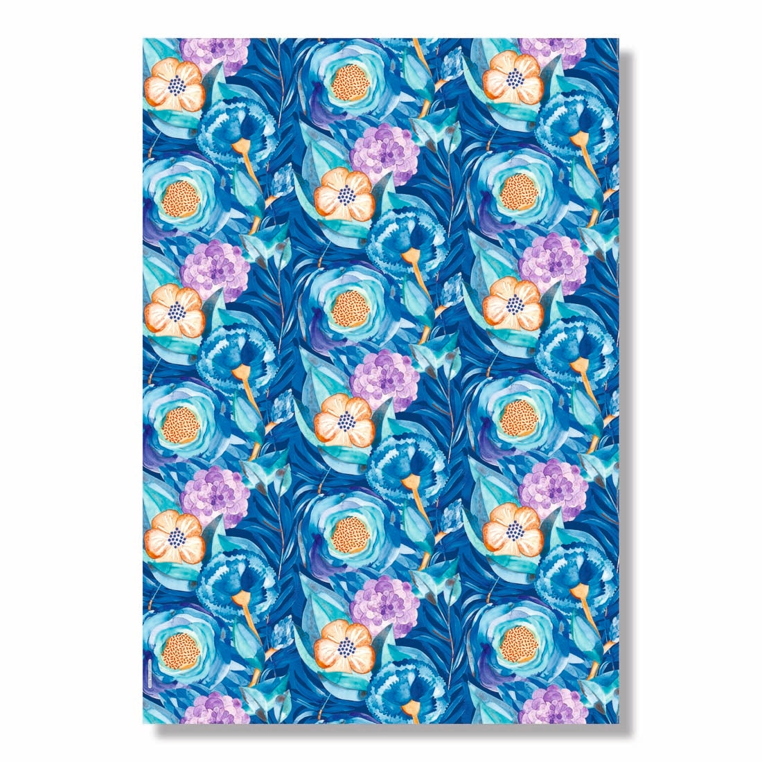 I Love Blue Wrapping Paper Book