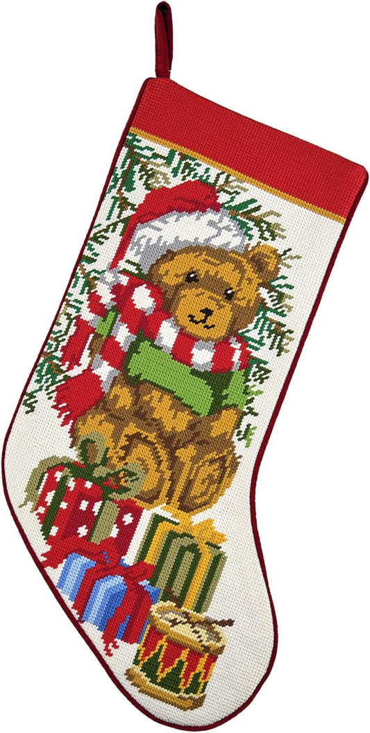 11" x 18" Teddy Bear Embossed Stocking