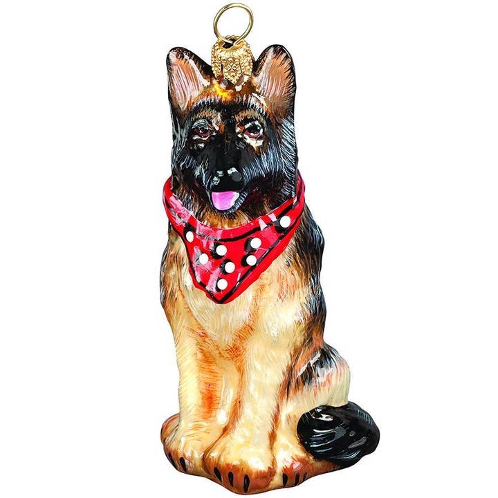German Shepherd w- Bandana