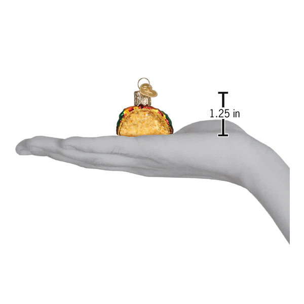 1.25" Mini Taco Ornament