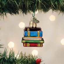 Load image into Gallery viewer, 1.75" Mini Stack of Books Ornament
