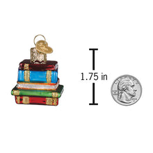 Load image into Gallery viewer, 1.75" Mini Stack of Books Ornament
