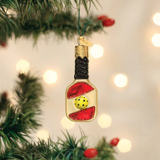 2.5" Mini Pickleball Paddle Ornament