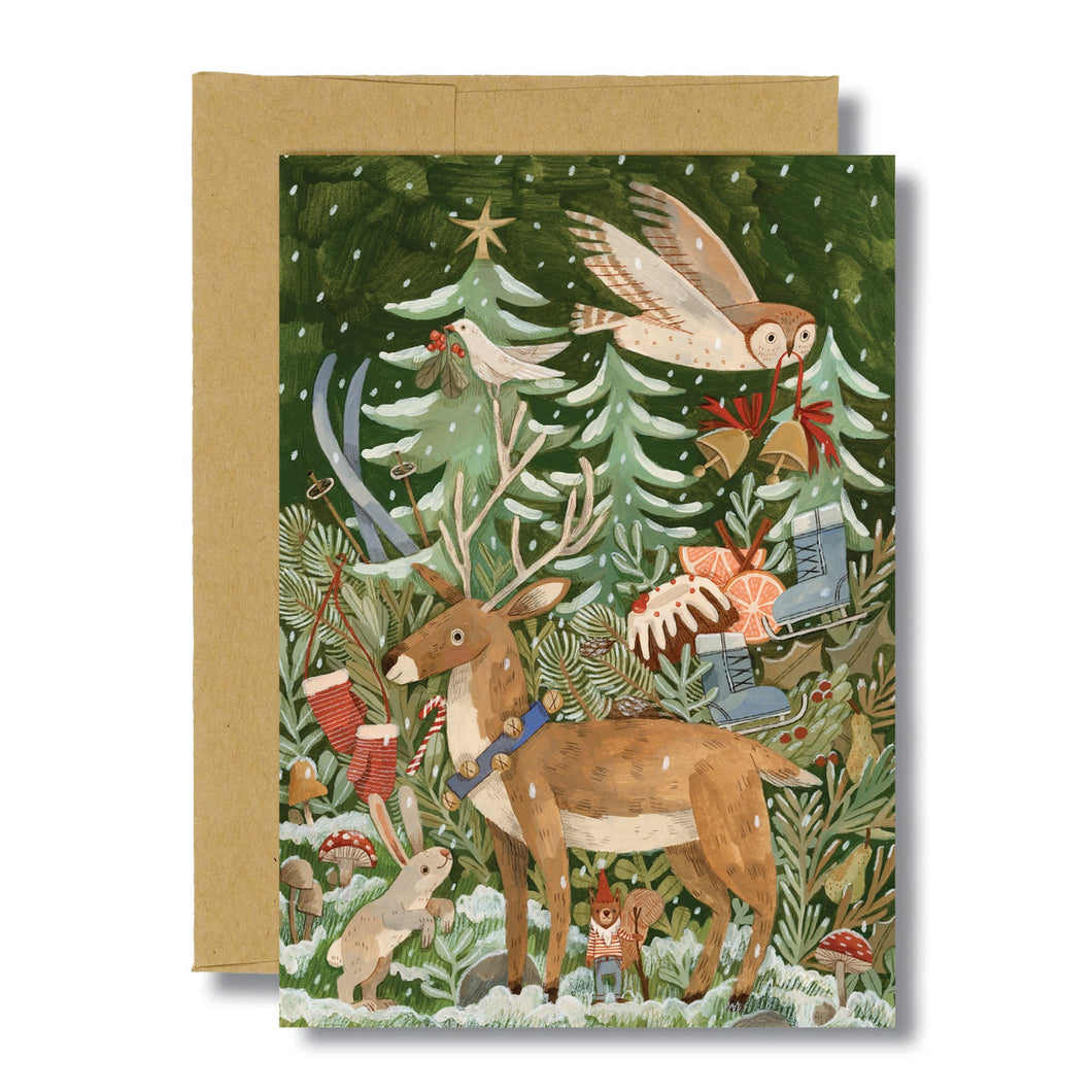 Woodland Christmas 5x7 Card