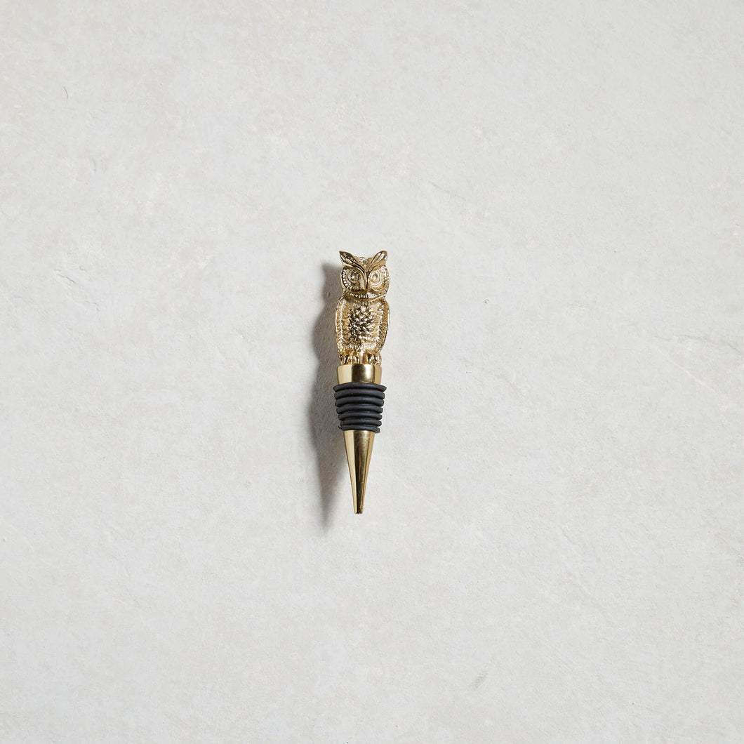 Bottle Stopper Owl 4.75