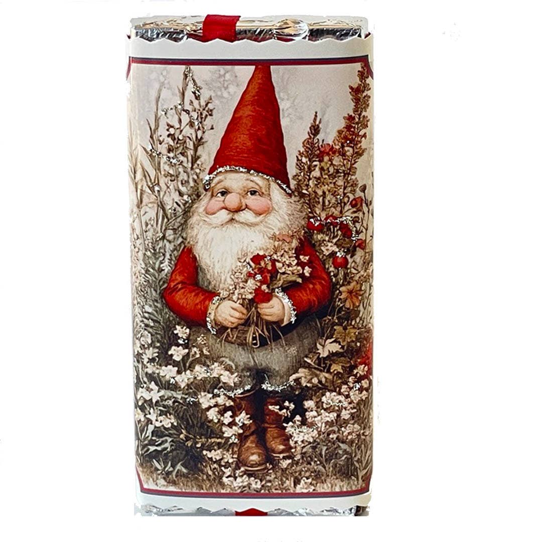 Chocolate Bars New Holiday 2025: 1/2 Milk 1/2 Dark / Snowman with Dog