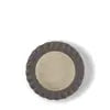 Sauce Dish Crimp Beige/Black 3.5"