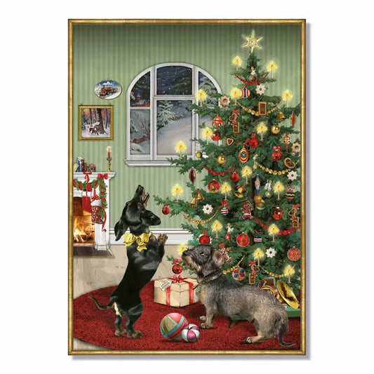 Festive Dogs Lg. Advent Calendar