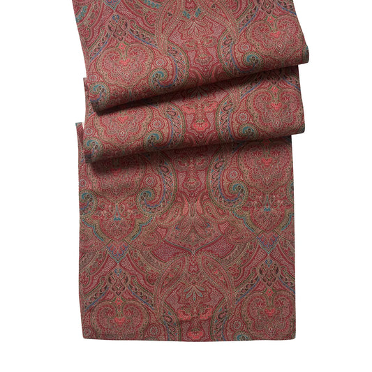 Paisley 18" x 90" Table Runner - Red