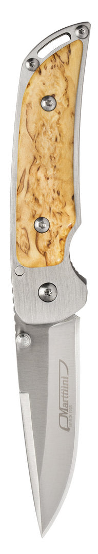 Folding Knife in Box, Curly Birch