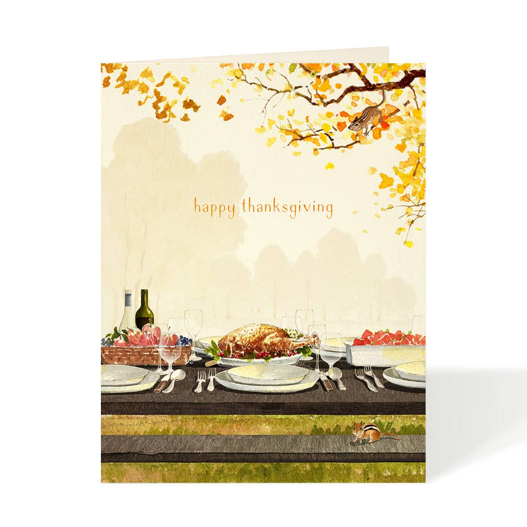 Thanksgiving Feast Greeting Card