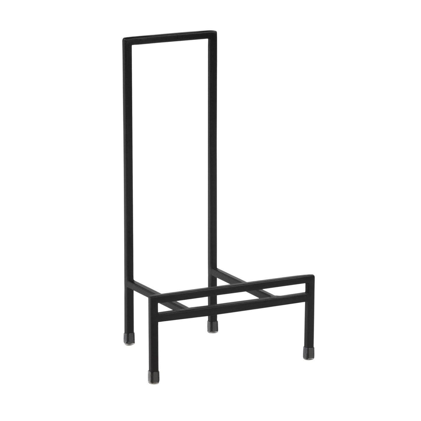 Straight Edge Platter and Bowl Stands: Black / Tall Platter Stand