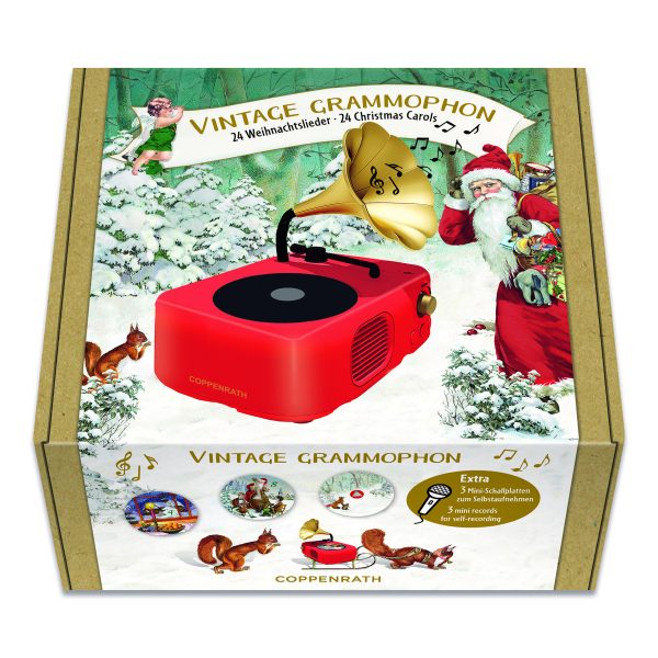 Retro Recordable Gramophone Musical Advent Calendar