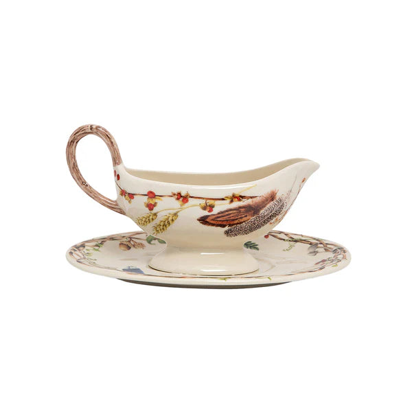 Forest Walk Sauce Boat and Stand