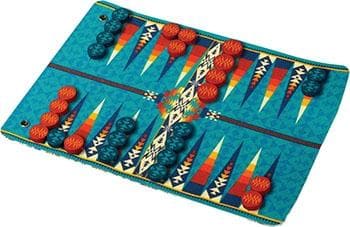 Pendleton Backgammon Travel-Ready Roll-Up Game