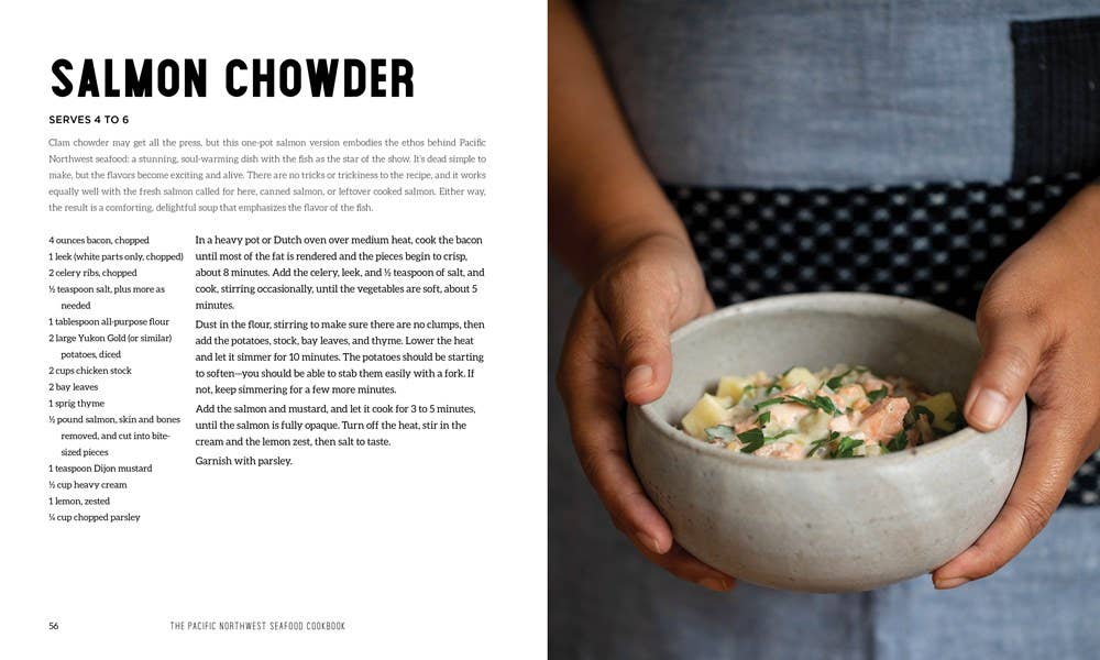 The Pacific Northwest Seafood Cookbook: Hardcover