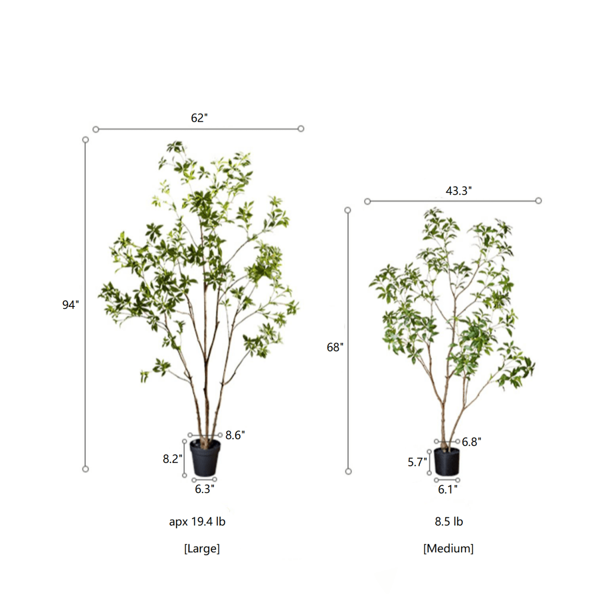 Artificial Japanese Enkianthus Tree, MED
