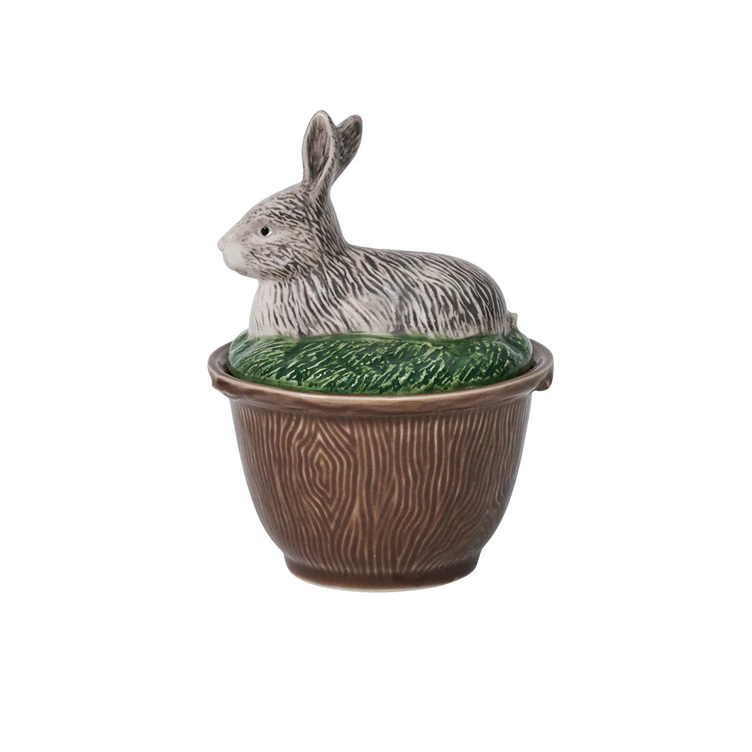 Forest Walk Rabbit Bowl with Lid - Multi Color