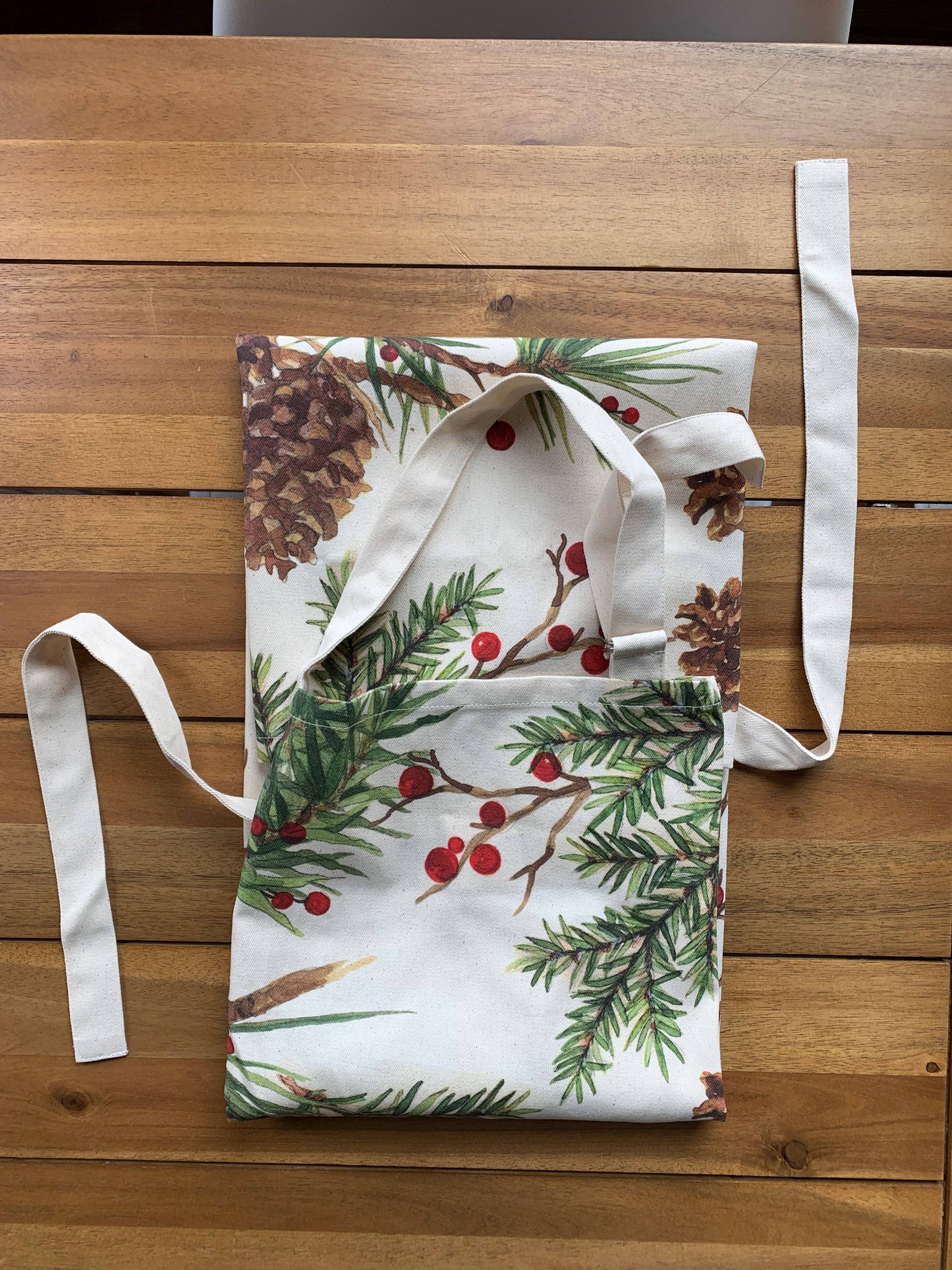 Berries & Pine Apron - Sally Eckman Roberts