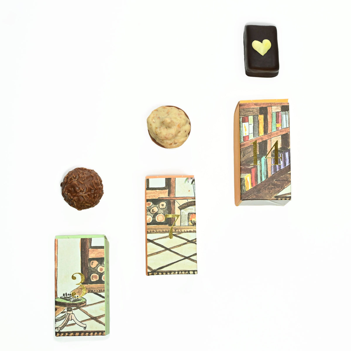 Melt Chocolate's Log Cabin Advent Calendar