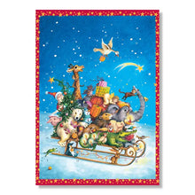 Load image into Gallery viewer, Whizzing Through the Snow standard A4
