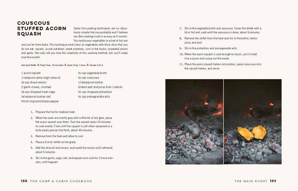 The Camp & Cabin Cookbook: Hardcover