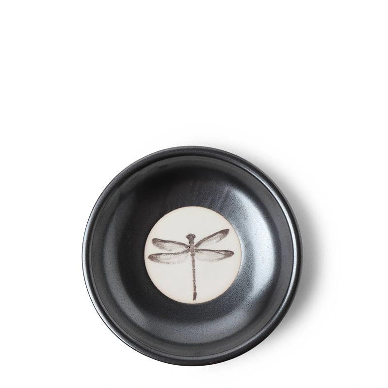 Sauce Irn Blk Floral Shape-3.75"