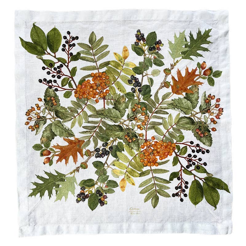 Autumn - Linen Napkin - Made In Europe