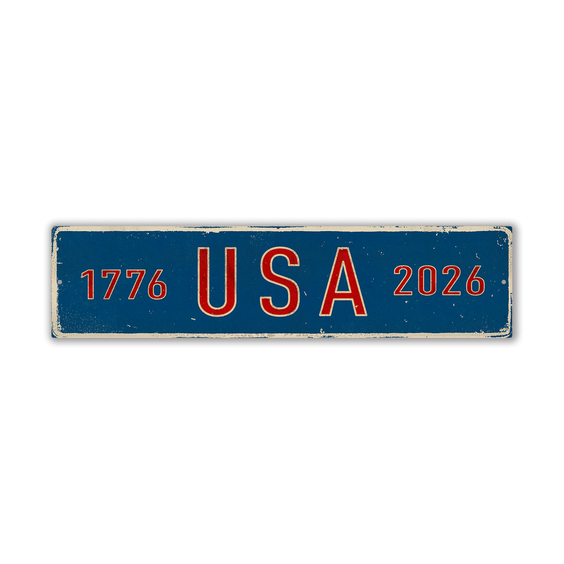 USA 250 Year Anniversary Sign, 24x6