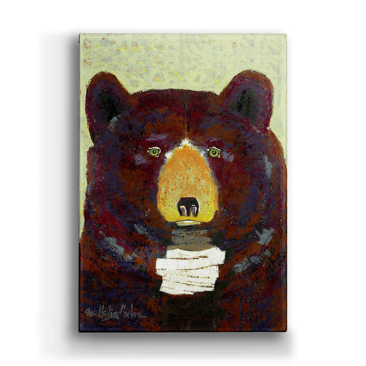 Huck Bear Metal Box Art