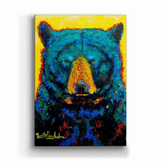 26X37.5 Aurora Bear Metal Art