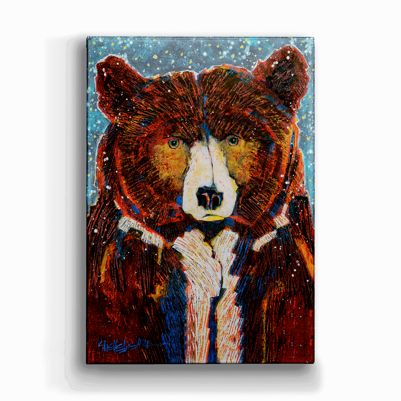 26x37.5 Orion Bear Metal Art