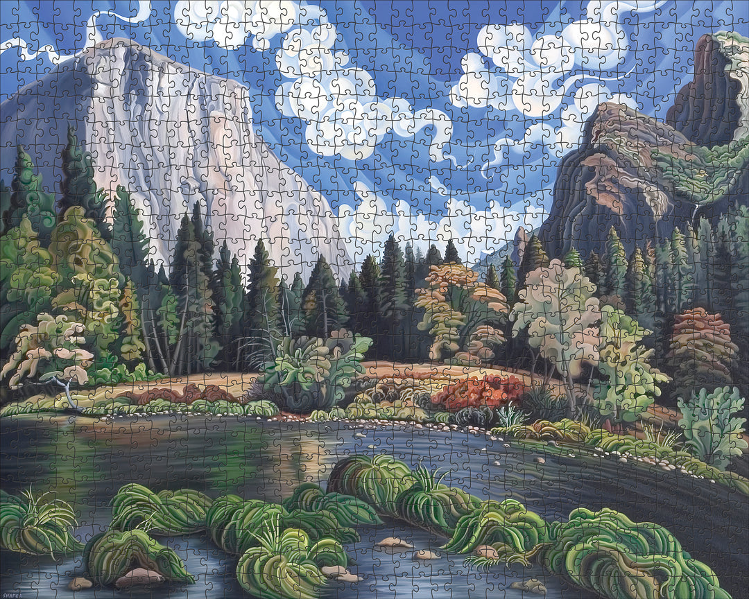 1000 pc. Puzzle - Autumn in Yosemite Valley