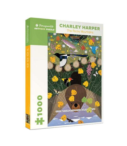 Charley Harper: The Rocky Mountains 1000-piece Jigsaw Puzzle