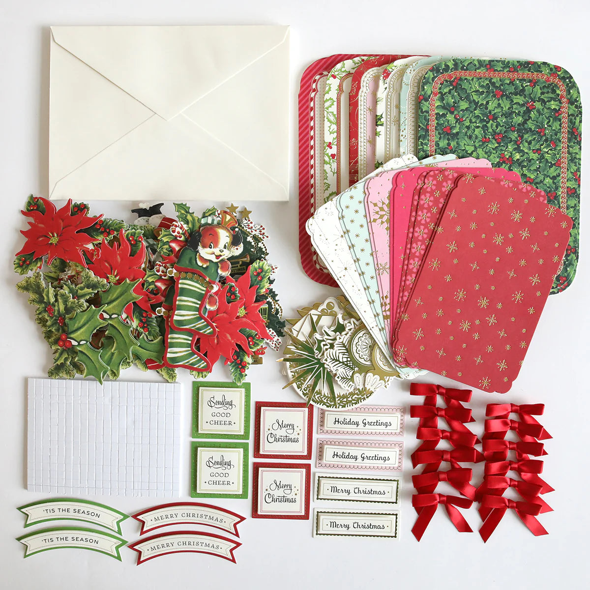 Card Making Kit Simply Retro Christmas