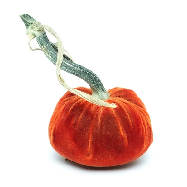 3" Velvet Pumpkin