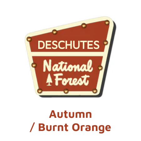 Deschutes National Forest Lighted Sign